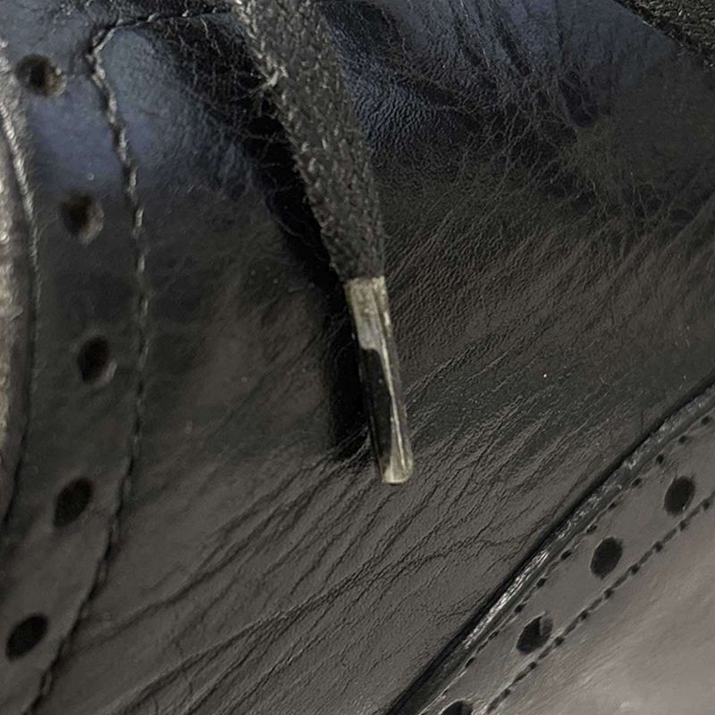 Dolce & Gabbana Medallion Leather Shoes Black 6