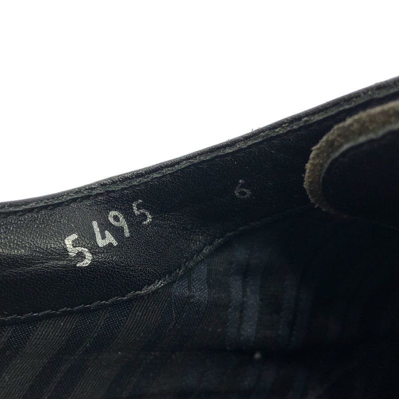 Dolce & Gabbana Medallion Leather Shoes Black 6