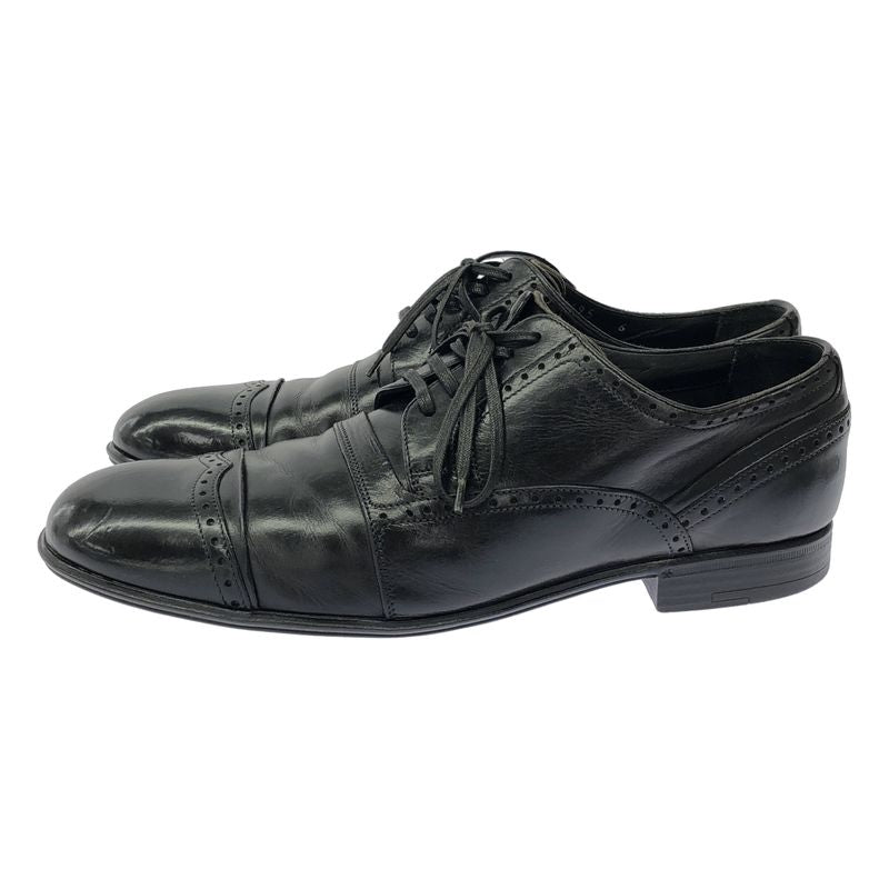 Dolce & Gabbana Medallion Leather Shoes Black 6