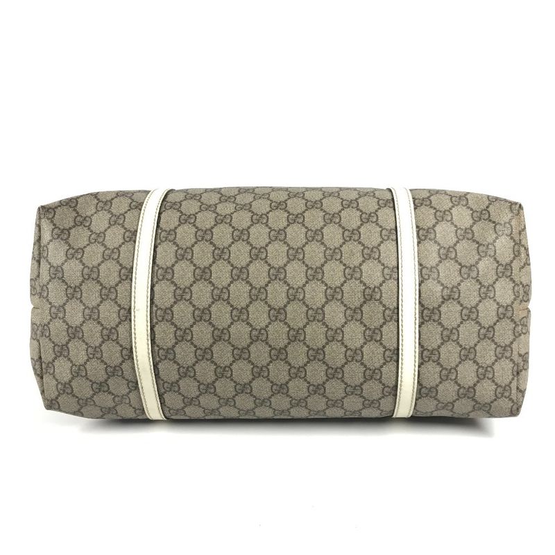 Gucci Shoulder Bag Logo GG Supreme Canvas Beige