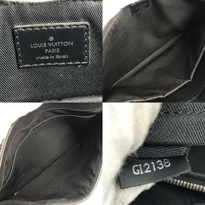 Louis Vuitton Business Anton Briefcase Damier Graphite Canvas Black