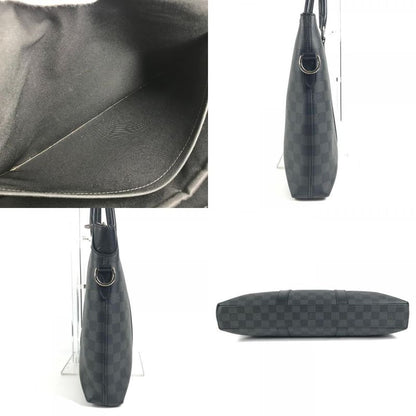 Louis Vuitton Business Anton Briefcase Damier Graphite Canvas Black