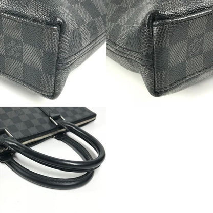 Louis Vuitton Business Anton Briefcase Damier Graphite Canvas Black