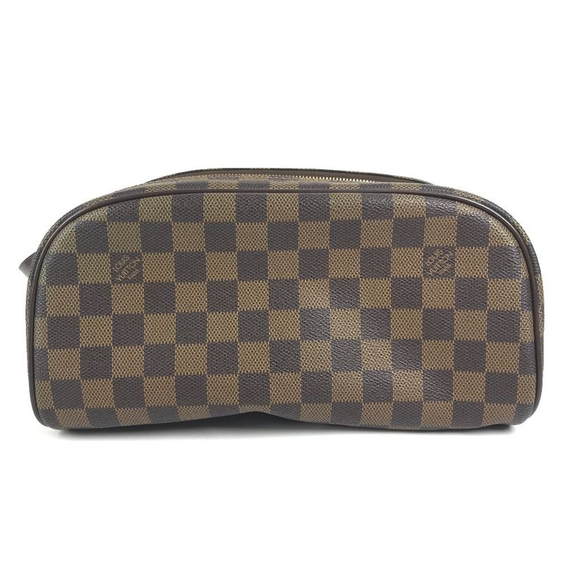 Louis Vuitton Second Bag Trousse Toilette King Damier Canvas Ebene Brown