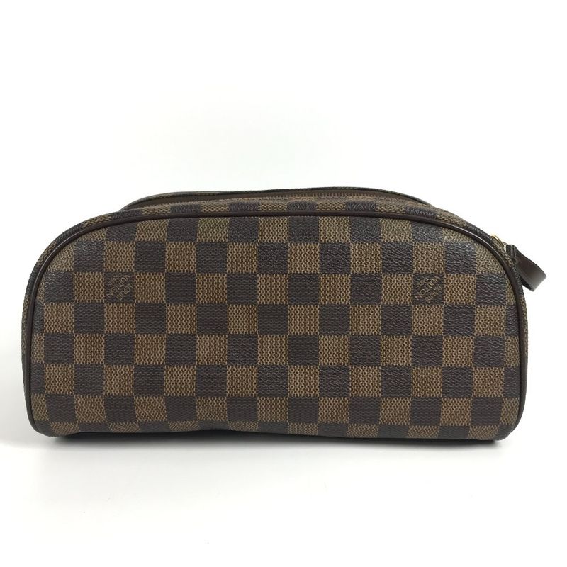 Louis Vuitton Second Bag Trousse Toilette King Damier Canvas Ebene Brown