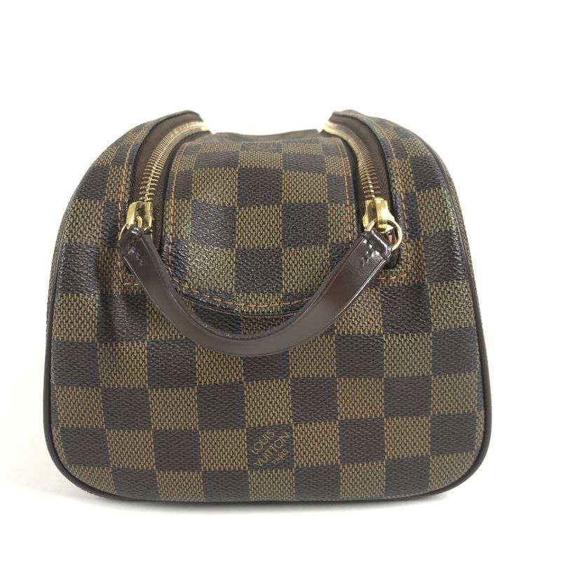 Louis Vuitton Second Bag Trousse Toilette King Damier Canvas Ebene Brown