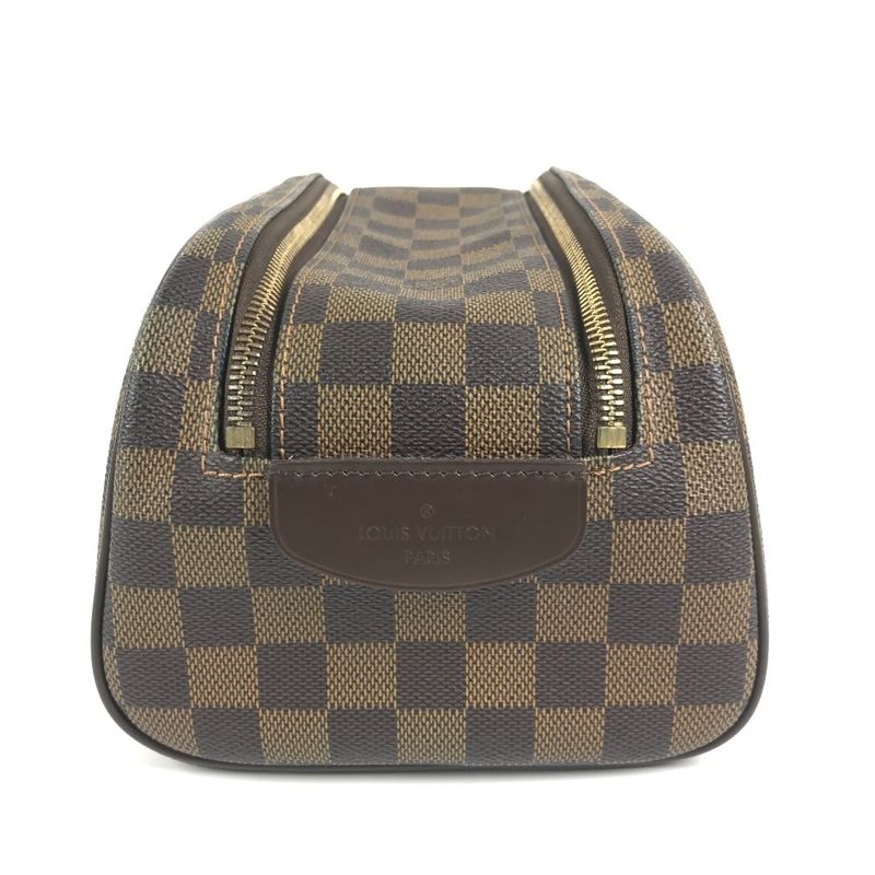 Louis Vuitton Second Bag Trousse Toilette King Damier Canvas Ebene Brown