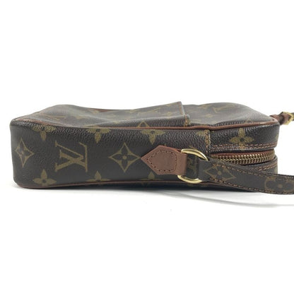 Louis Vuitton Shoulder Bag Petit Malso Monogram Canvas Brown