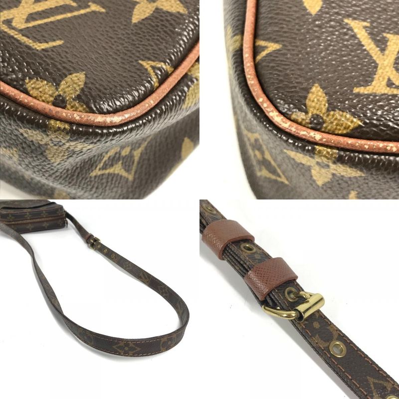 Louis Vuitton Shoulder Bag Petit Malso Monogram Canvas Brown