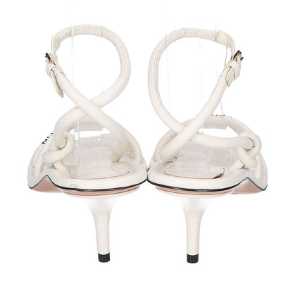Louis Vuitton Nova Line Icon Logo Leather Sandals 35.5