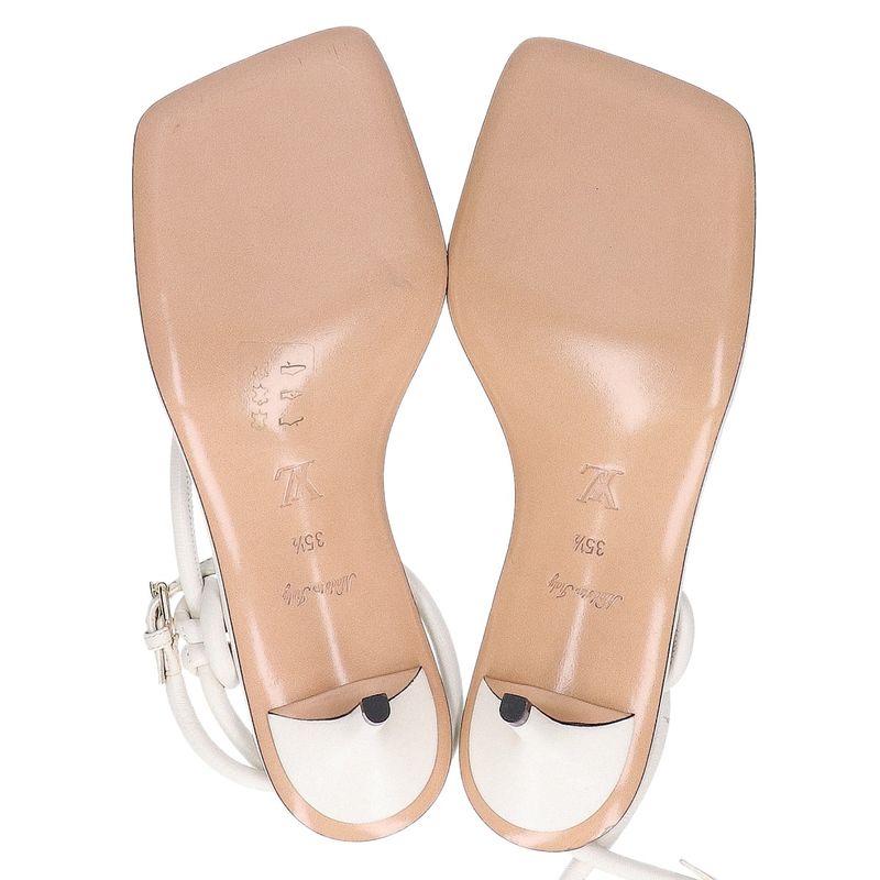 Louis Vuitton Nova Line Icon Logo Leather Sandals 35.5