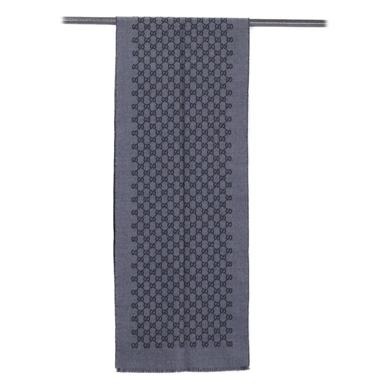 Gucci GG Pattern Double Jacquard Scarf