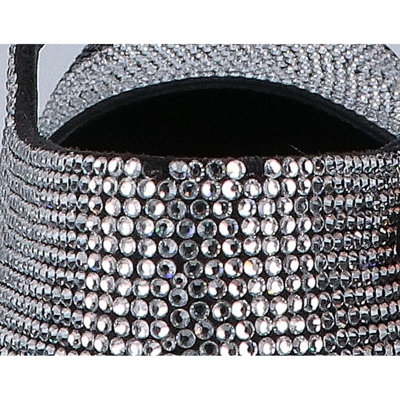 Chanel CC Logo Line Stone Heel Sandals 37c