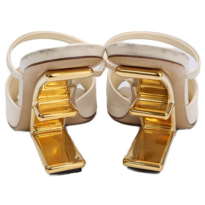 Fendi First Leather Mule Sandals 37