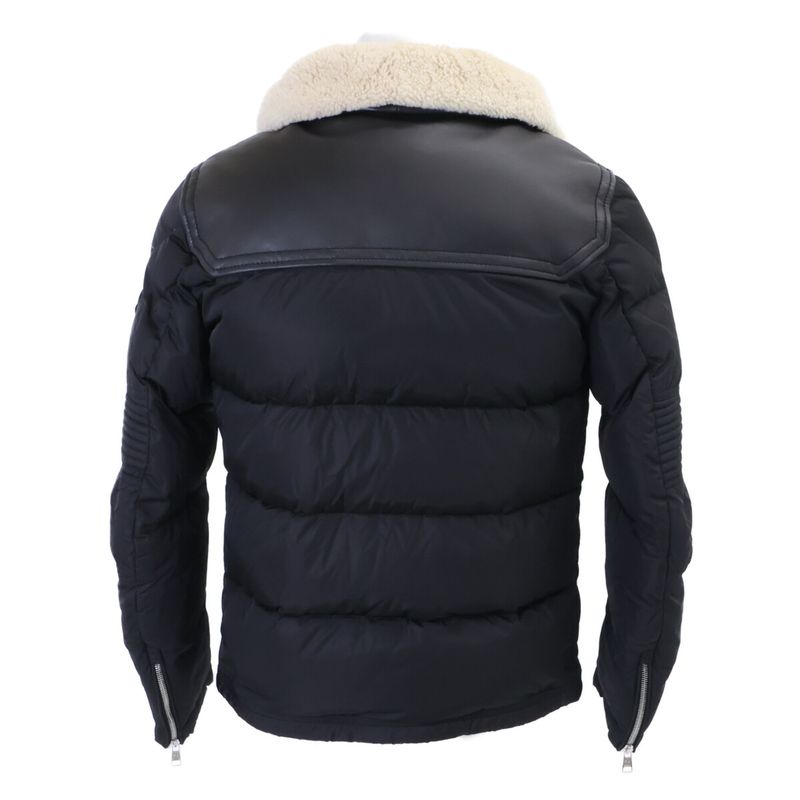 Moncler Leo Sheepskin Contrast Boa Down Jacket 1
