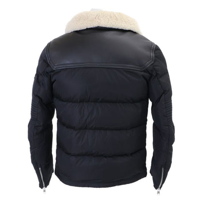 Moncler Leo Sheepskin Contrast Boa Down Jacket 1