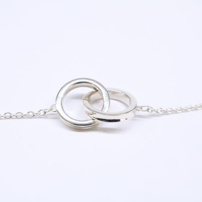 Tiffany & Co 925 Interlocking Circle Chain Bracelet