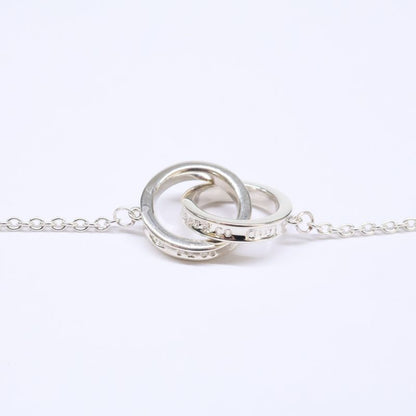 Tiffany & Co 925 Interlocking Circle Chain Bracelet