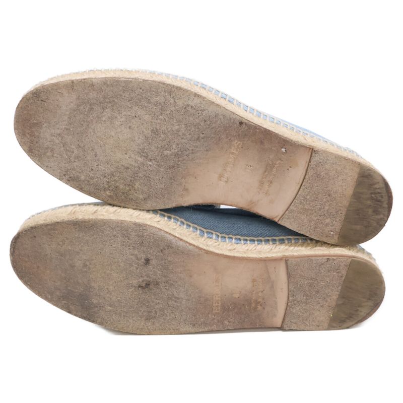 Hermes Denim Espadrilles Shoes 41