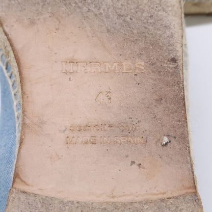 Hermes Denim Espadrilles Shoes 41