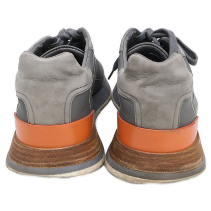 Hermes Drive Series Motif Suede Mesh Sneakers 41