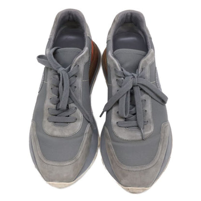 Hermes Drive Series Motif Suede Mesh Sneakers 41