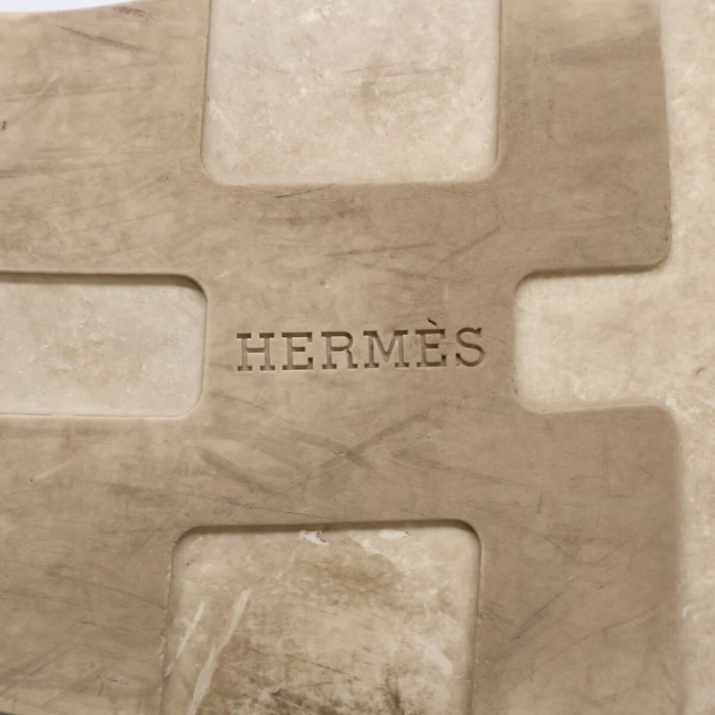 Hermes Drive Series Motif Suede Mesh Sneakers 41