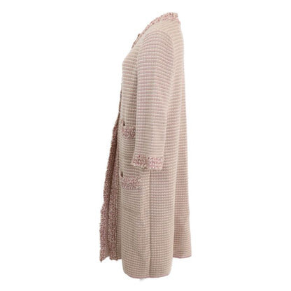 Chanel 06c CC Logo Button Tweed Knit 44
