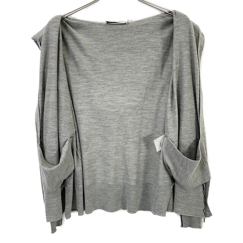 Dior Gray CD Logo Wool Silk Jacket 36