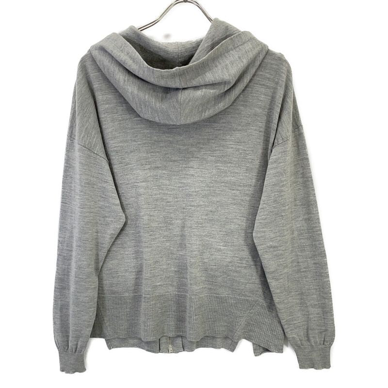 Dior Gray CD Logo Wool Silk Jacket 36