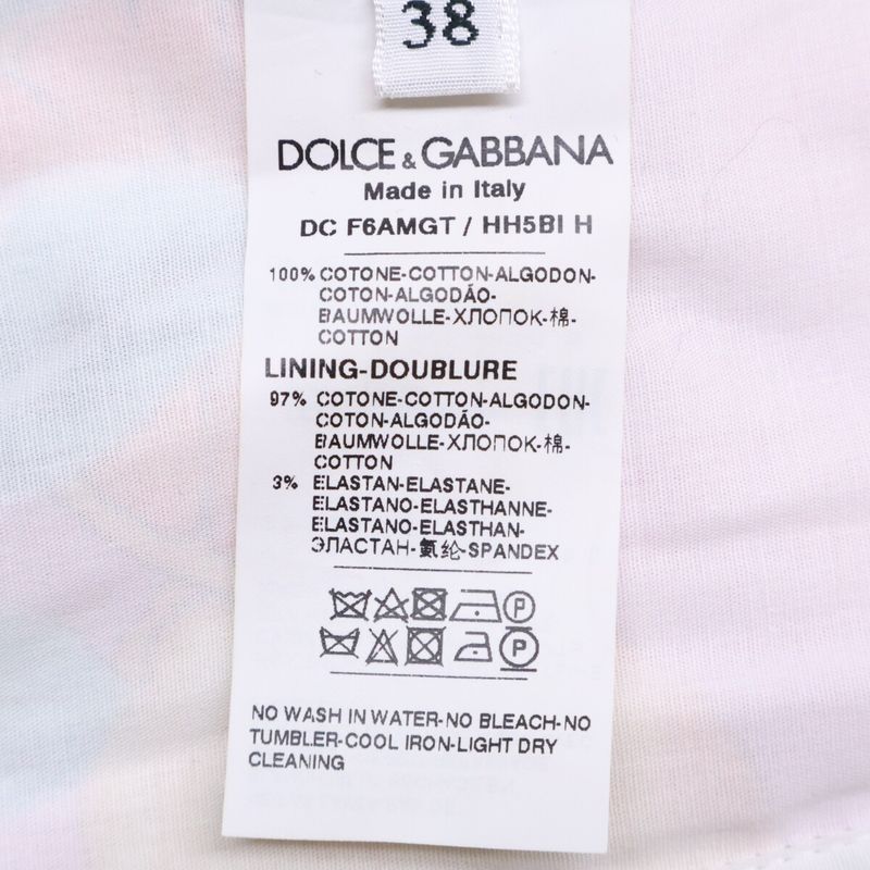 Dolce & Gabbana Tropical Graphic Maxi Dress 38