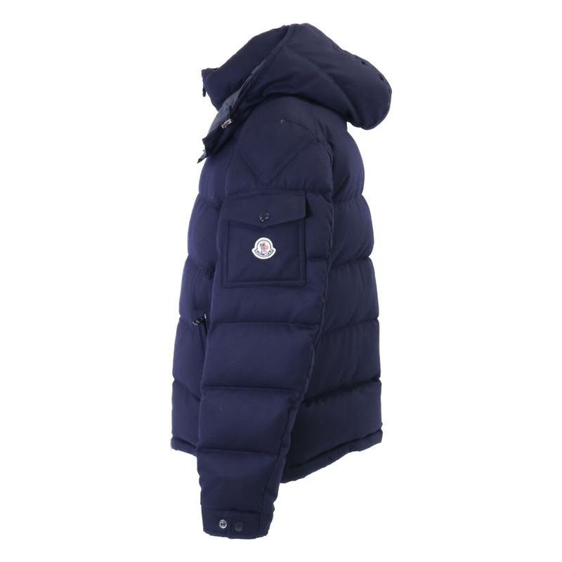Moncler Navy Montgenevre Wool Down Jacket 3