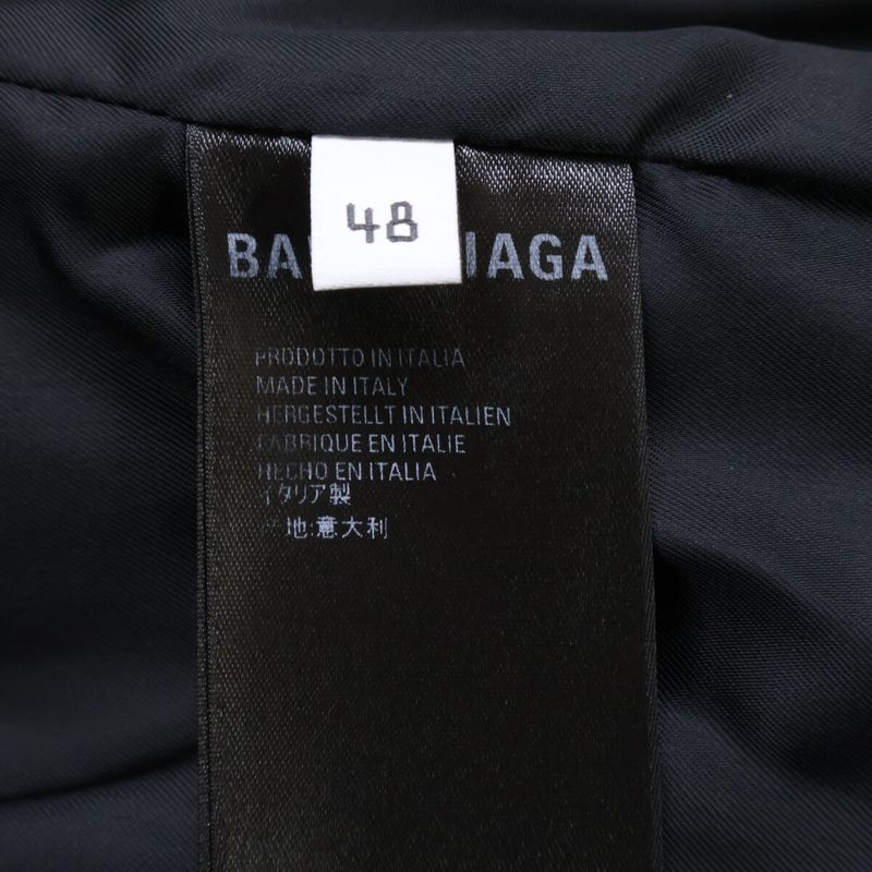 Balenciaga Logo Quilted Jacket 48
