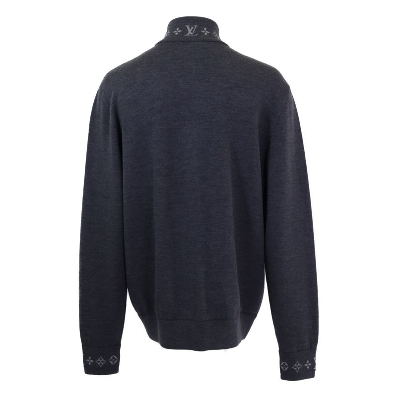 Louis Vuitton Pwz Monogram Double Face Knit Wool Travel Jacket XL