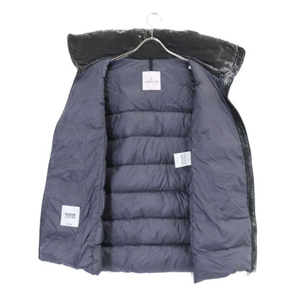 Moncler Torcon Gray Velour Patch Stand Collar Down 2 Jacket