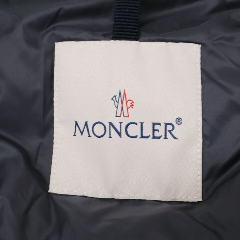 Moncler Torcon Gray Velour Patch Stand Collar Down 2 Jacket