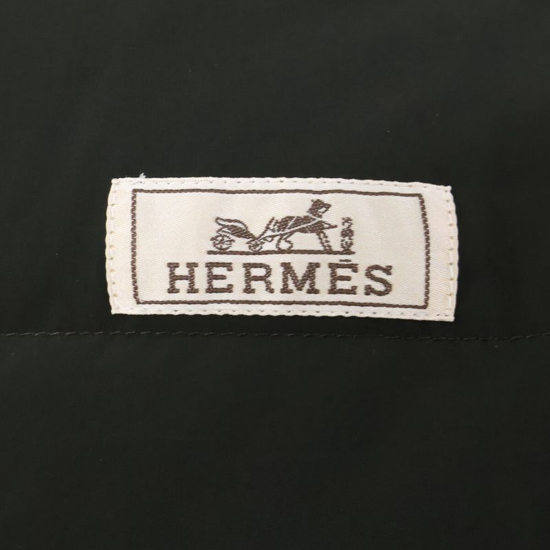 Hermes Like Recto Verso Puffer Coat Down Jacket 50