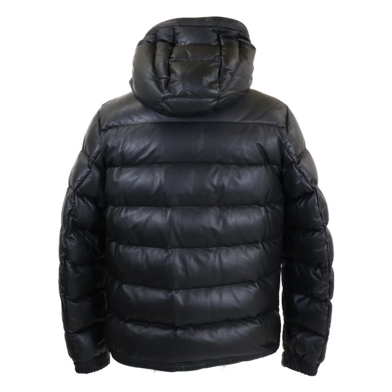 Moncler Gebroulaz Lambskin Hooded Down Jacket 4