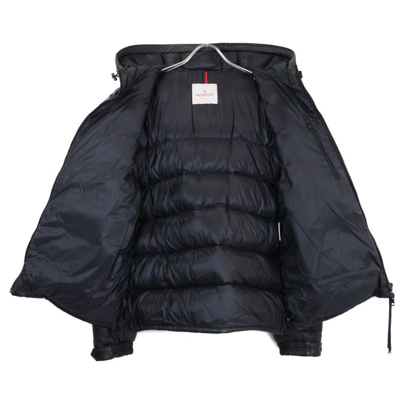 Moncler Gebroulaz Lambskin Hooded Down Jacket 4