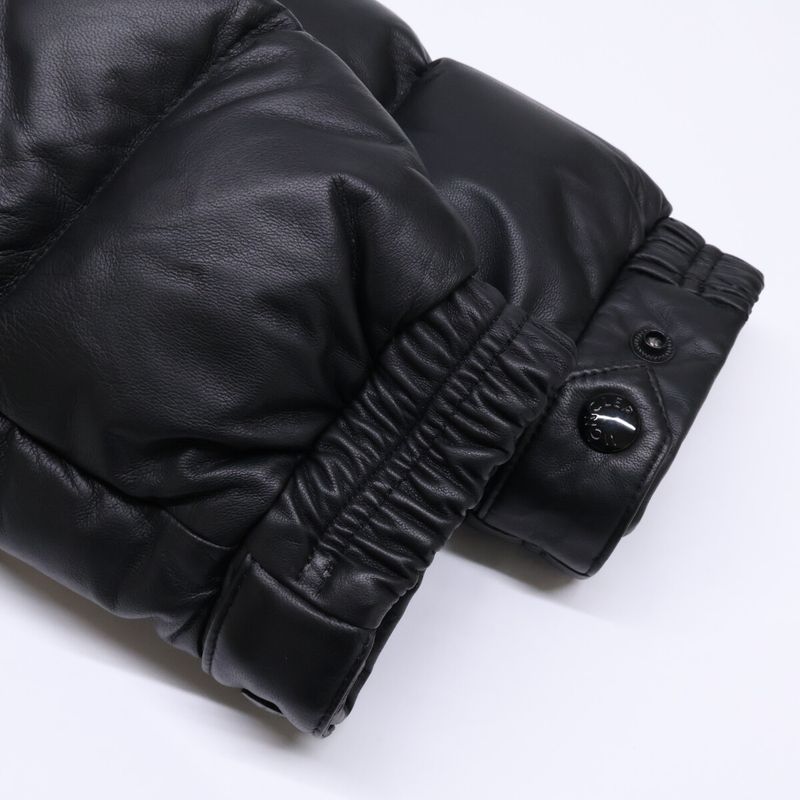 Moncler Gebroulaz Lambskin Hooded Down Jacket 4