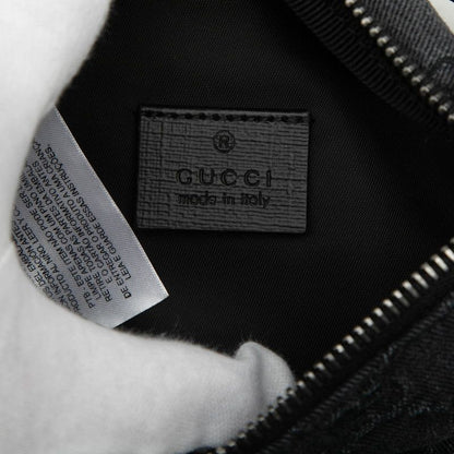 Gucci GG Denim Children's Belt Bag Gray Black
