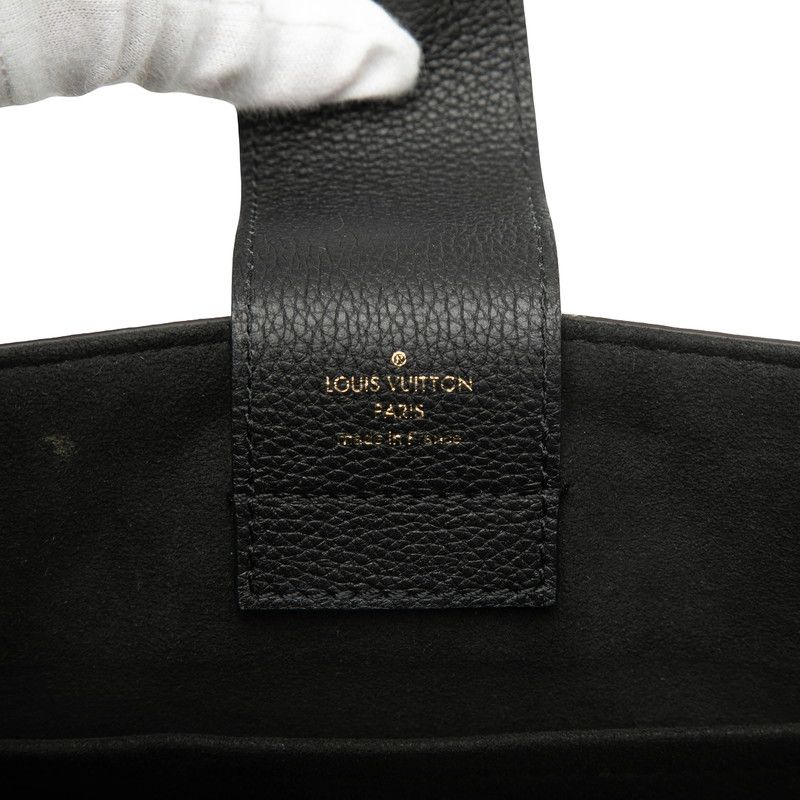 Louis Vuitton Damier LV Riverside 2-Way Shoulder Bag Ebene Brown Black Leather
