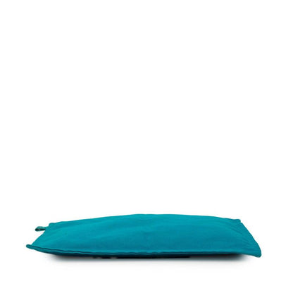 Hermes Bora Pouch GM Hlogo Second Blue Canvas