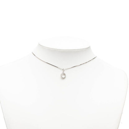 Gucci Circle Necklace 18k White Gold Diamond