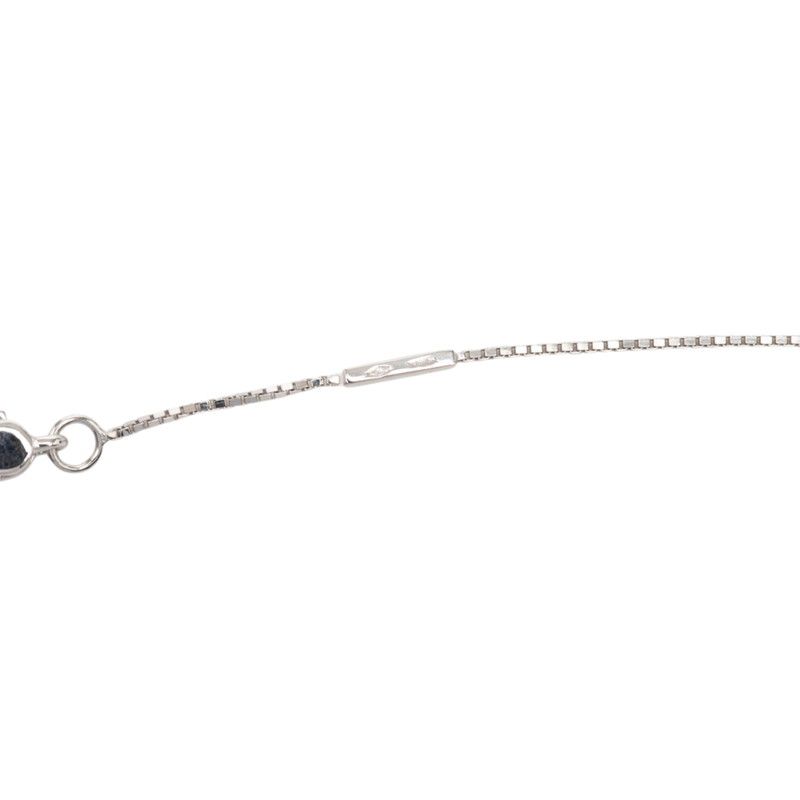 Gucci Circle Necklace 18k White Gold Diamond