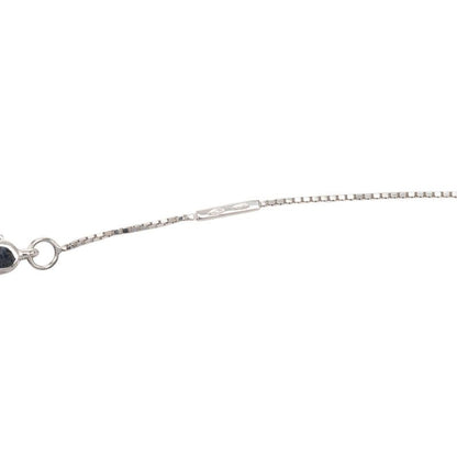 Gucci Circle Necklace 18k White Gold Diamond