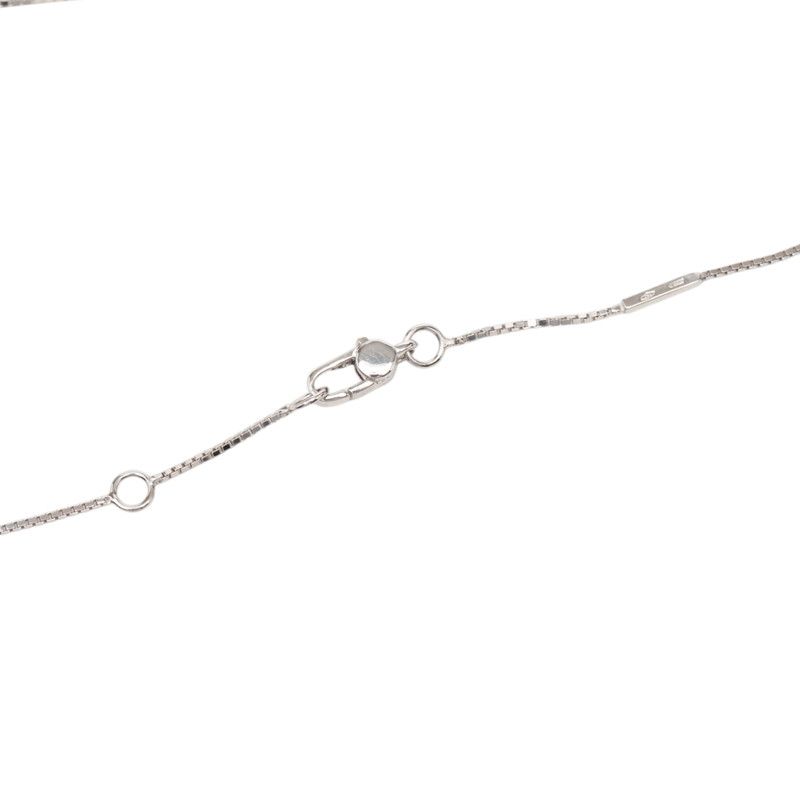 Gucci Circle Necklace 18k White Gold Diamond