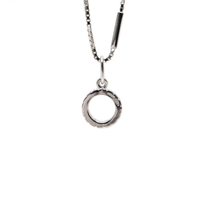 Gucci Circle Necklace 18k White Gold Diamond