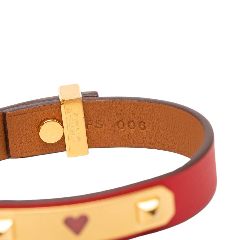 Hermes Ass Doucle Bracelet Red Voswift