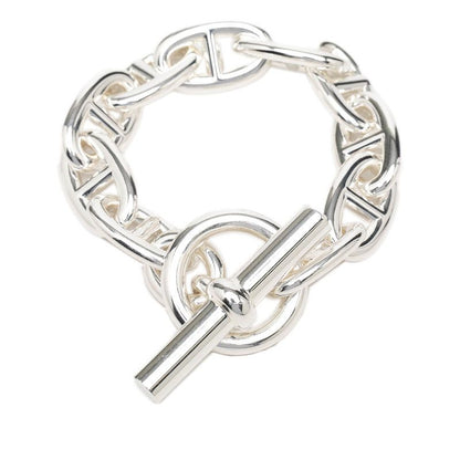 Hermes Chaine D'ancre TGM 10 Links Bracelet Silver